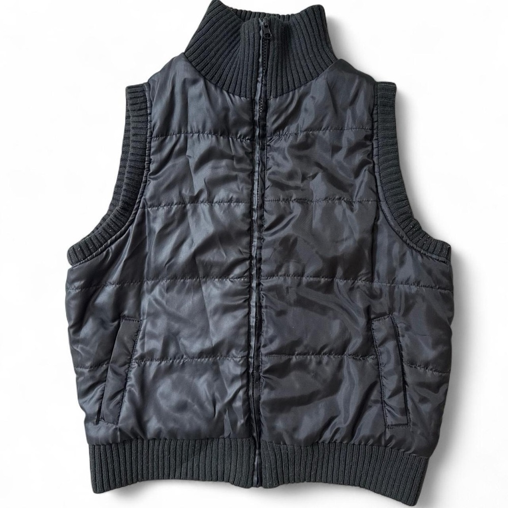 Elegant Black Quilted Vest for Women